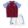 Aston Villa Heimtrikot 2023-24 Kurzarm (+ kurze hosen)